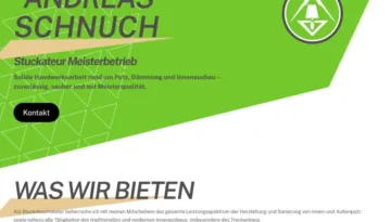 Referenz für Webseitenerstellung und individuelles Webdesign für Andreas Schnuch von Daun EDV