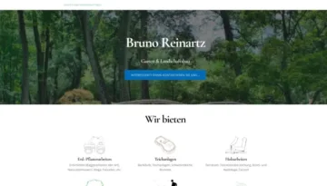 Referenz für Webseitenerstellung und individuelles Webdesign für Bruno Reinartz von Daun EDV